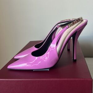Gucci Patent Pink Slingback Women's Heels